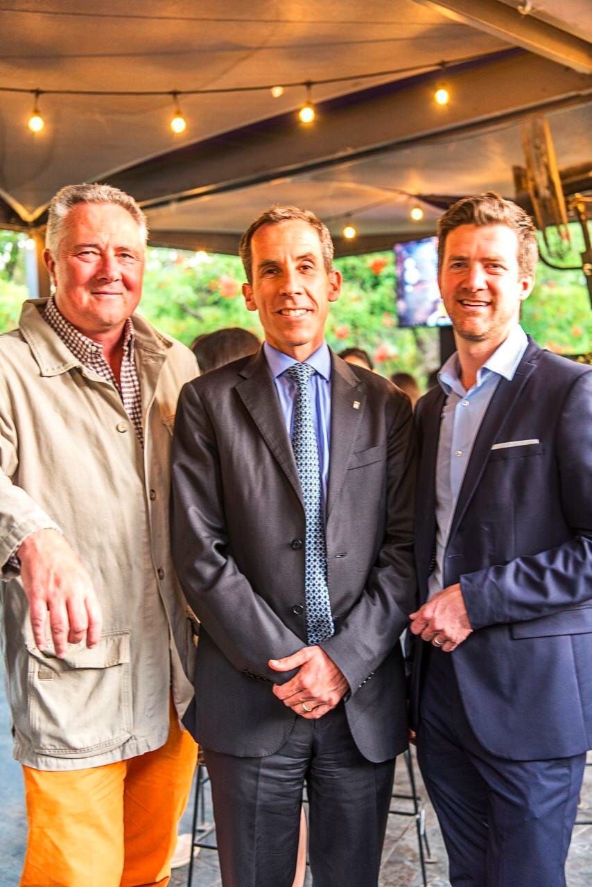 Jerome Reynes, Felipe Alessandri y Nicolas Samsom