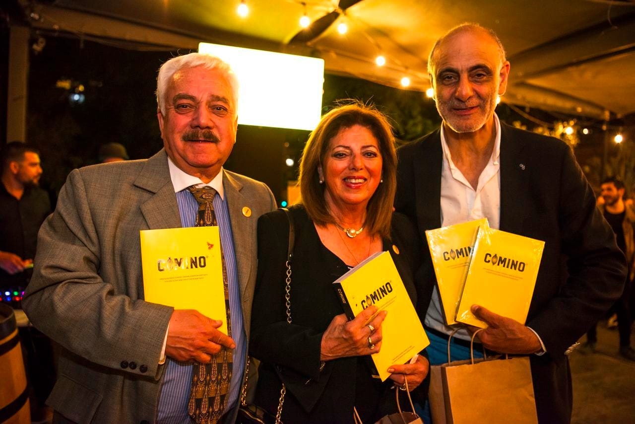 Galeb Hales, Irene Harcha y Christian Cafatti