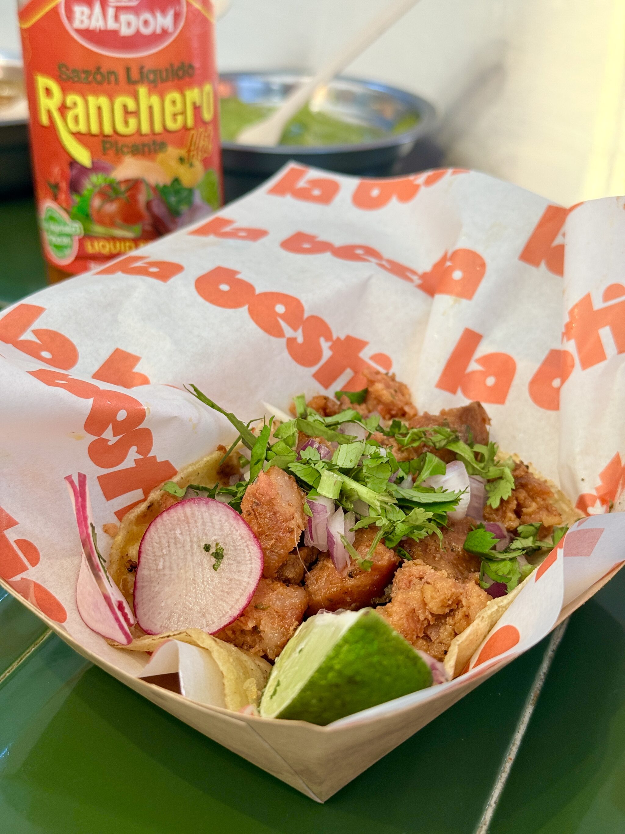 Taco de chorizo