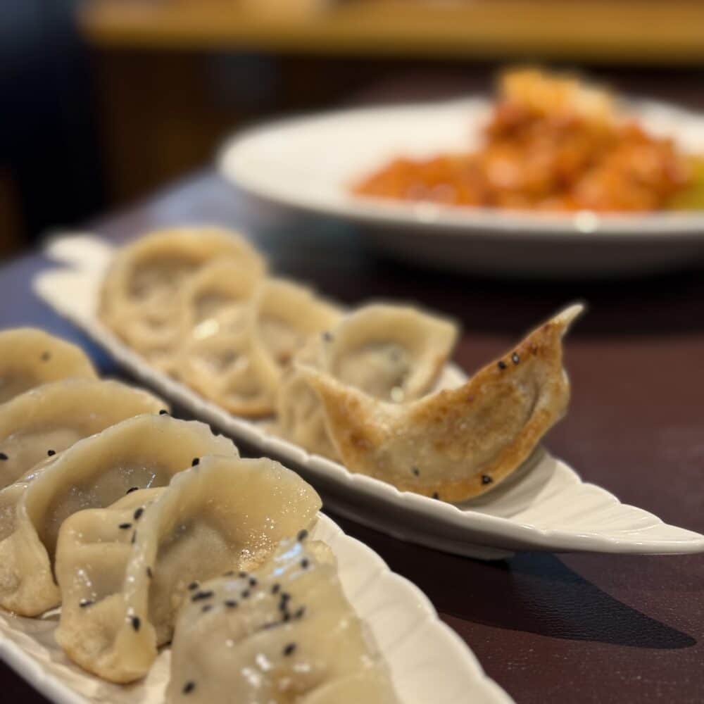 Dumplings al vapor