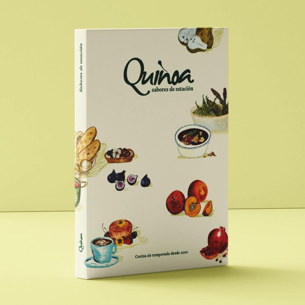 “Quínoa. Sabores de estación”, el libro que celebra los 15 años del restaurante vegetariano Quínoa