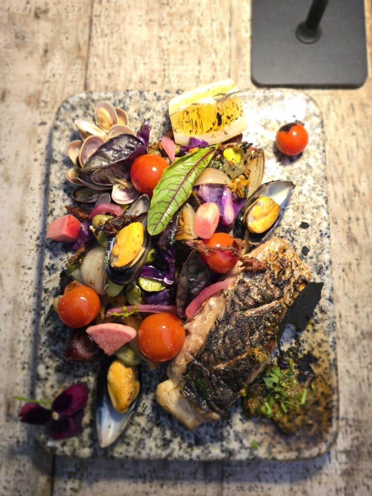 Pescado a las Brasas