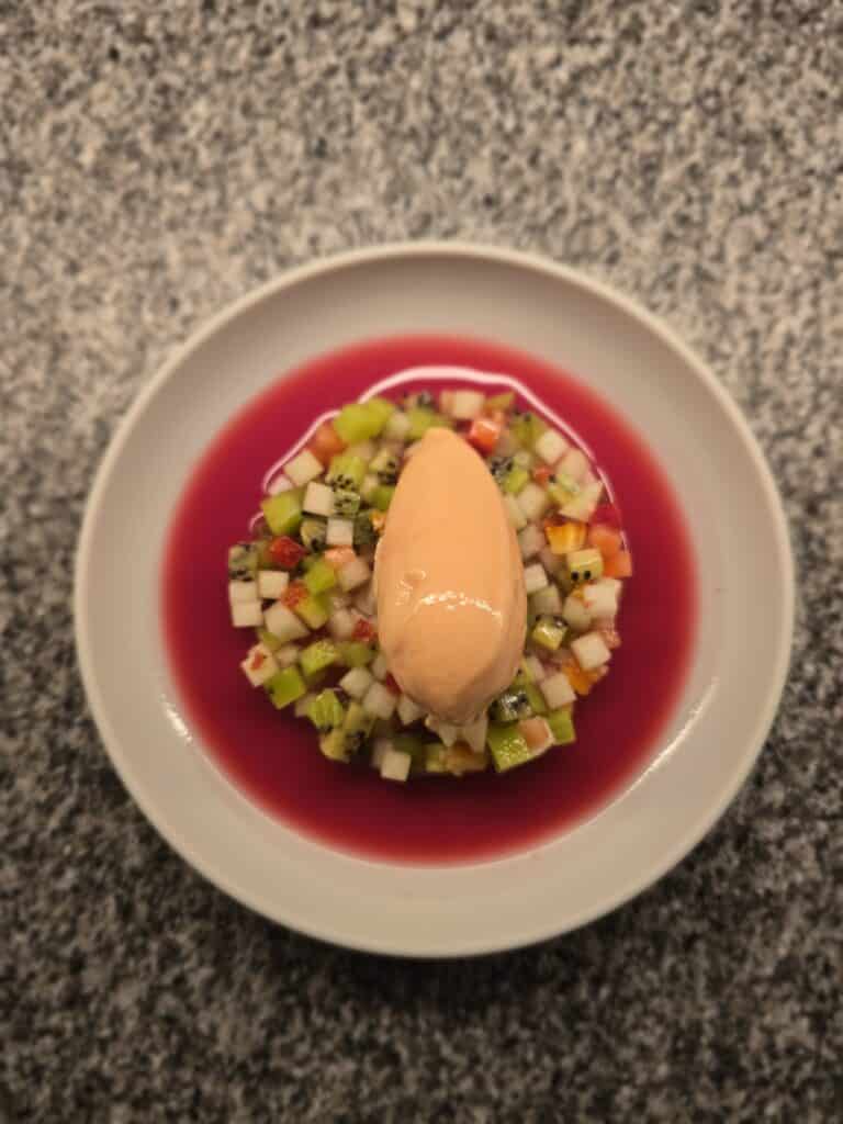 Ceviche de frutas
