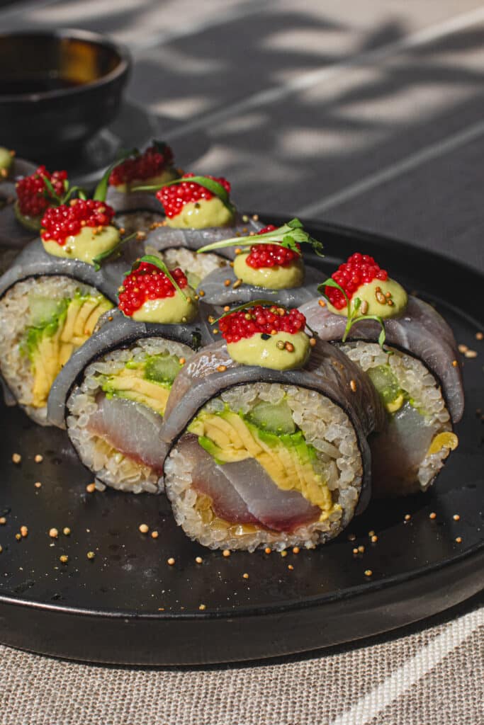 Bask Sushi: sushi fusión con producto estacional y pesca del día en Barrio Lastarria