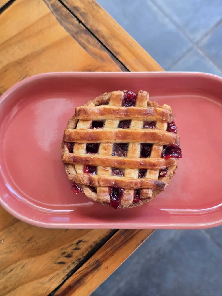 Kuchen de frambuesa