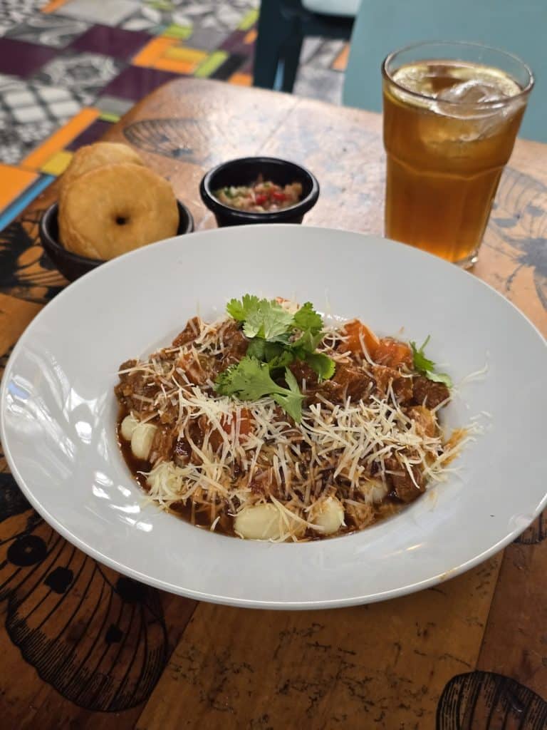 Menú de almuerzo