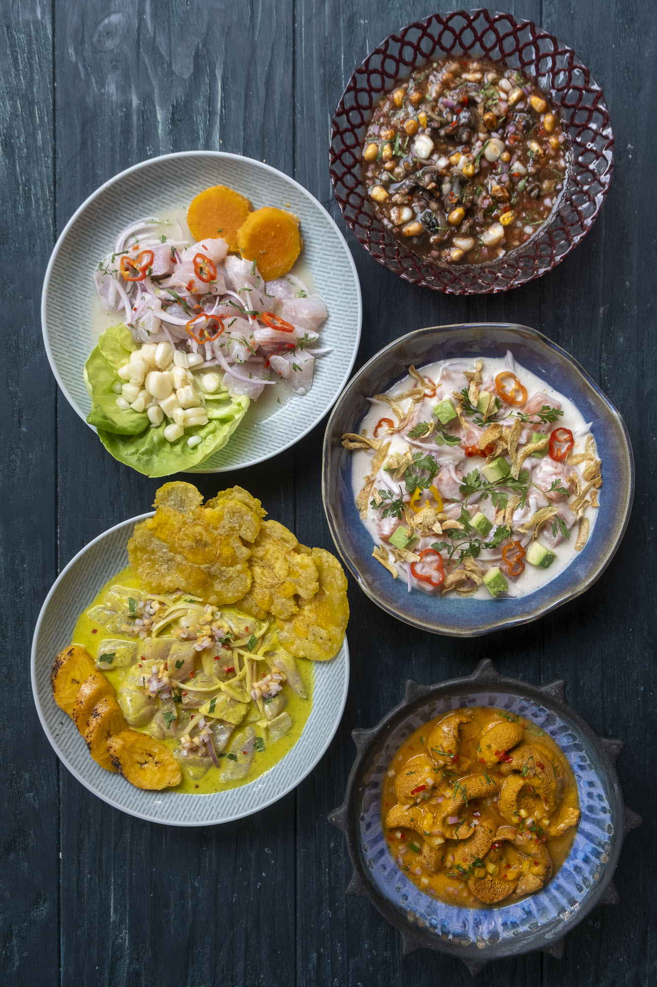 Ceviche o Chebiche como lo escribe el Perú, de La Mar en Miraflores